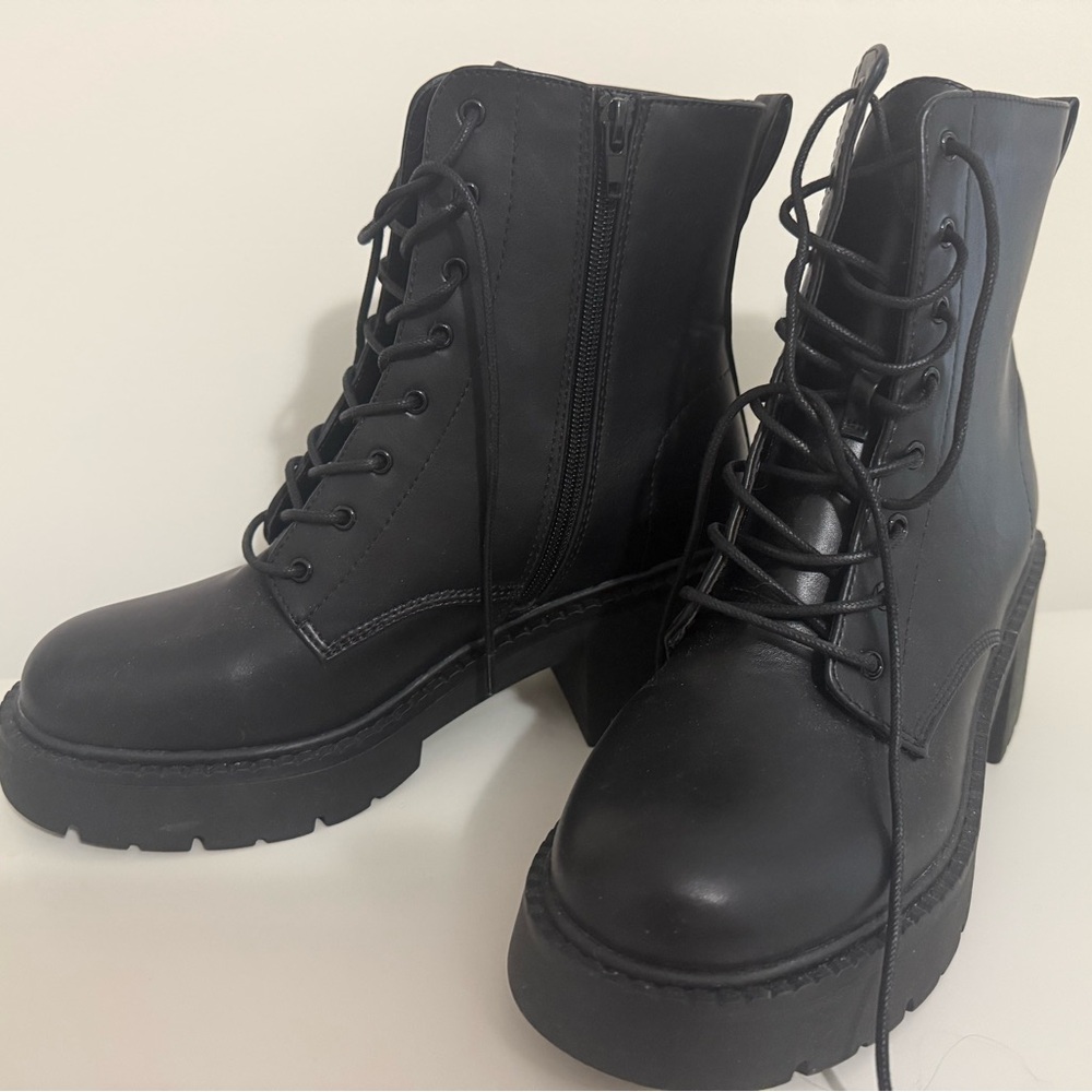 Madden Girl Talentt Combat Boots